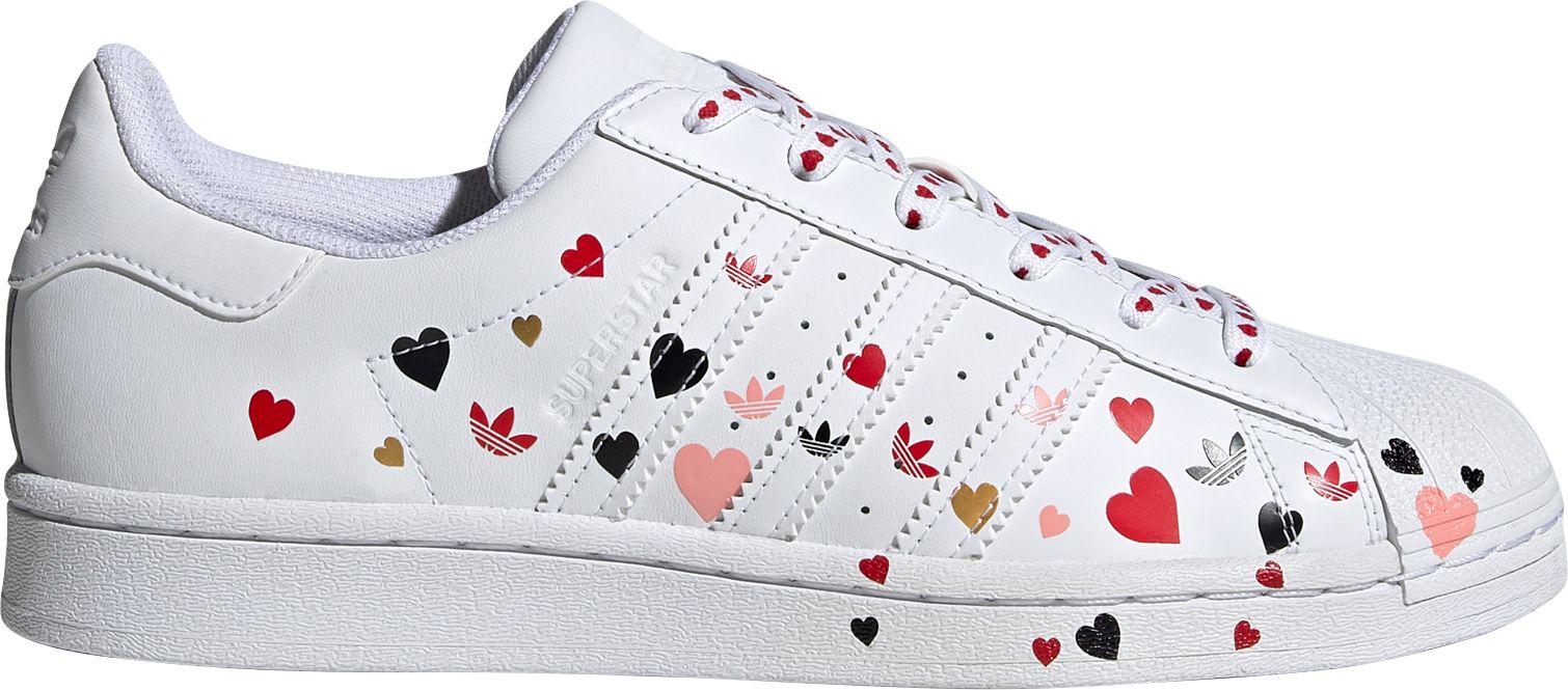 adidas heart print superstar