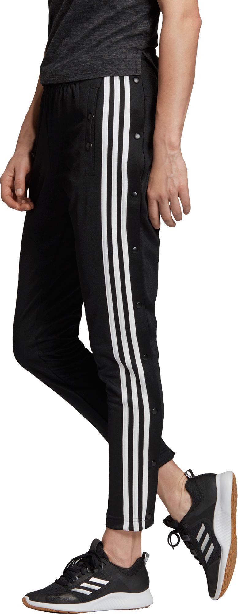 adidas side button pants womens