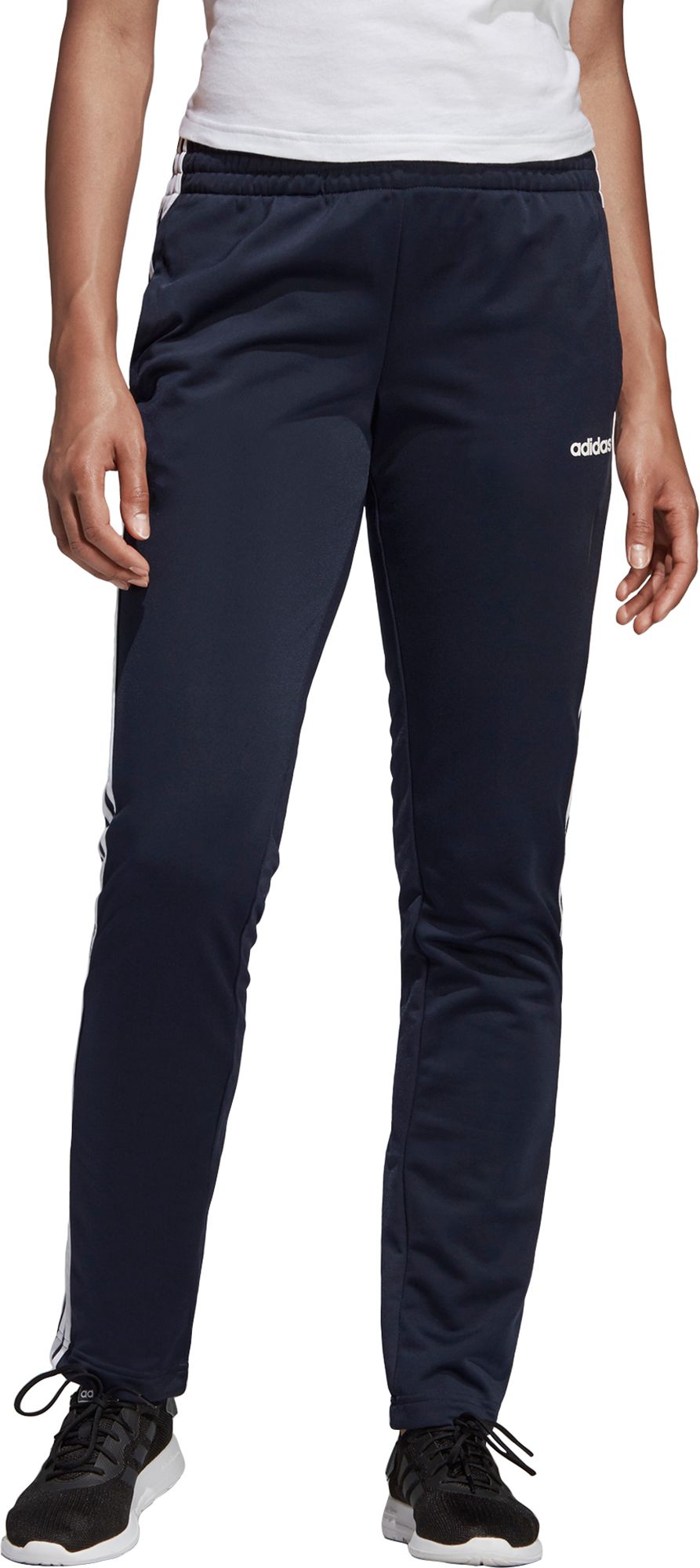 adidas women's essentials tricot tapered track pants