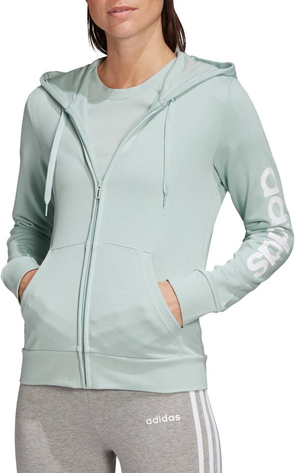 adidas Women's Essentials Linear Full Zip Hoodie product image