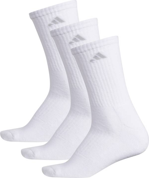 adidas Women's Cushioned II Crew Socks 3 Pack | Dick's Sporting Goods