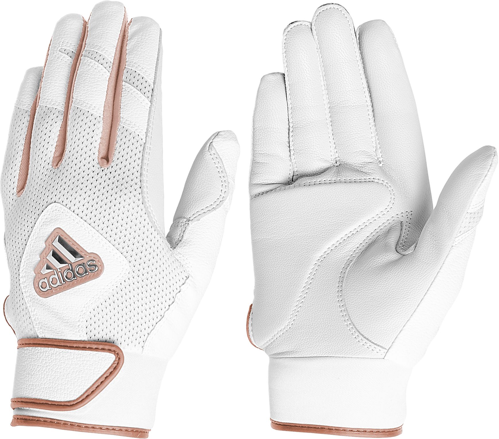 white and gold adidas gloves