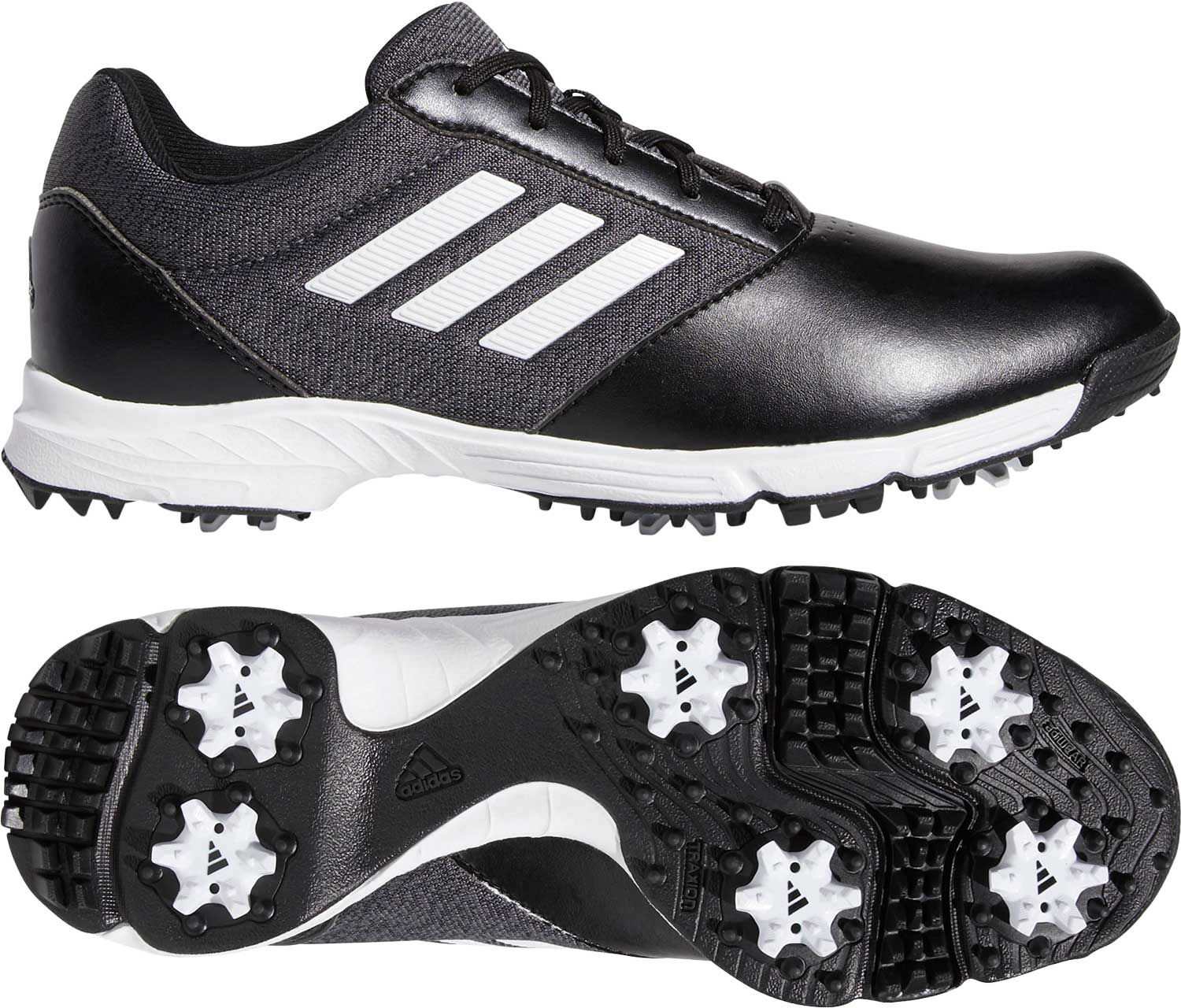 adidas golf shoes black and white