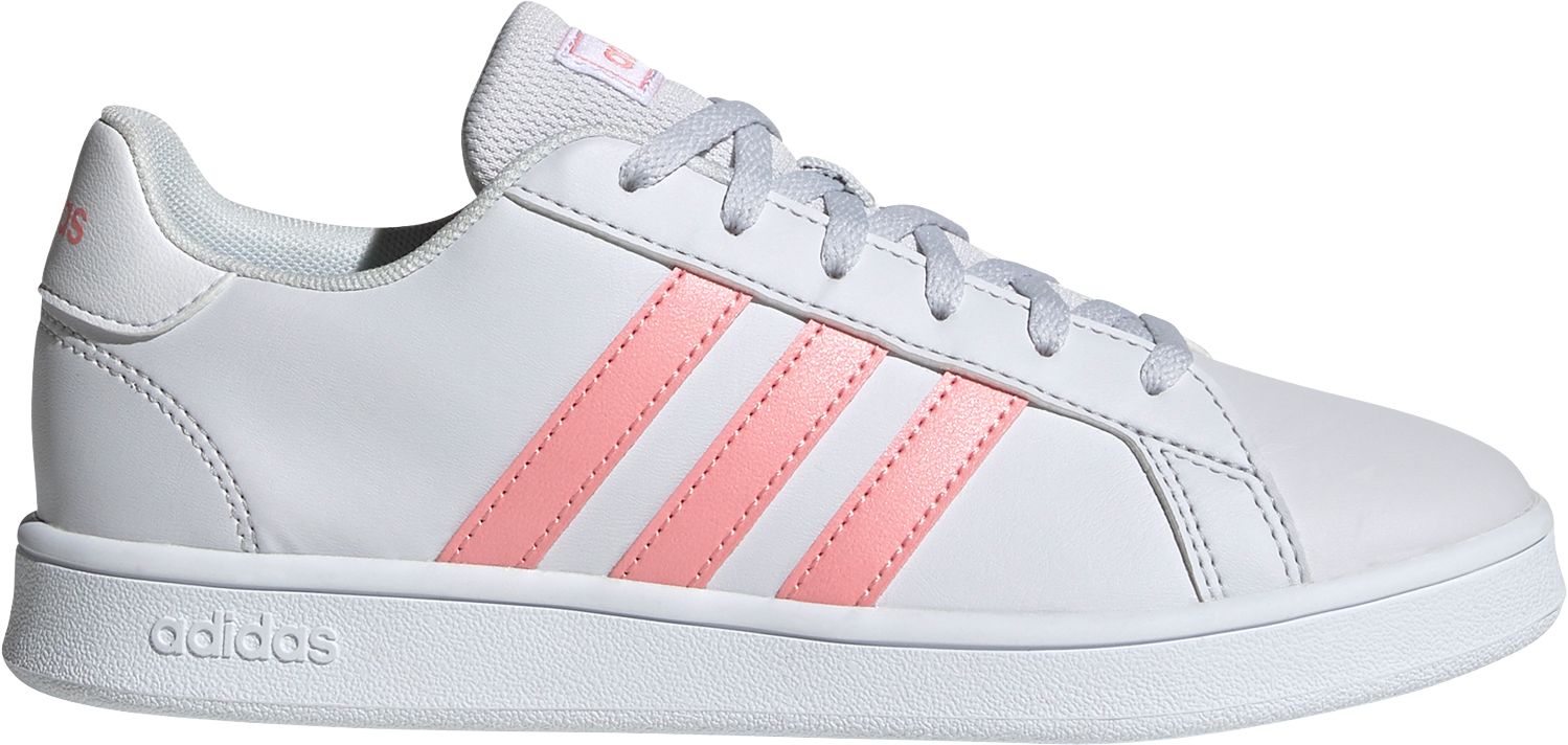 adidas grand court k pink