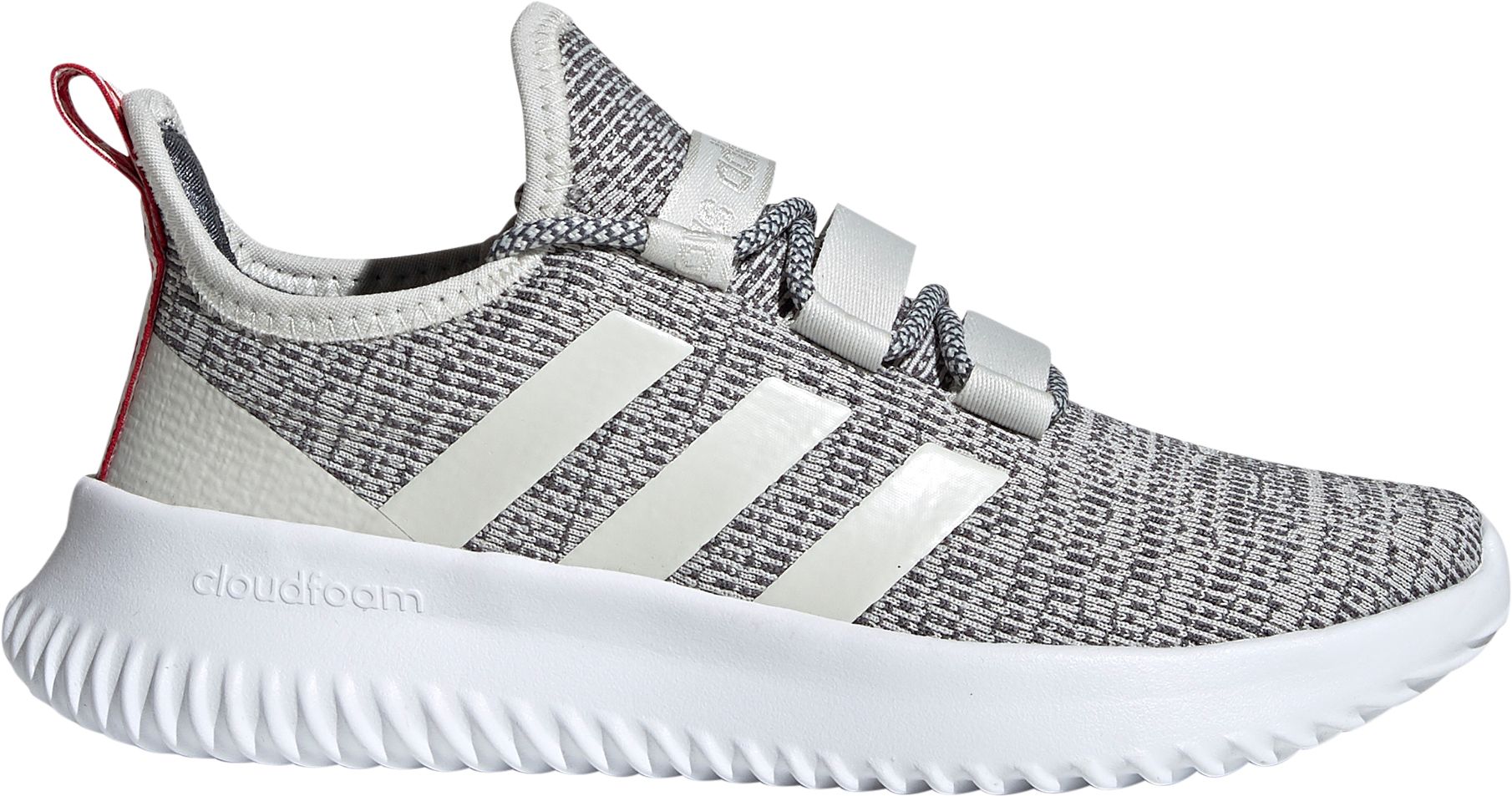 grey adidas running shoes