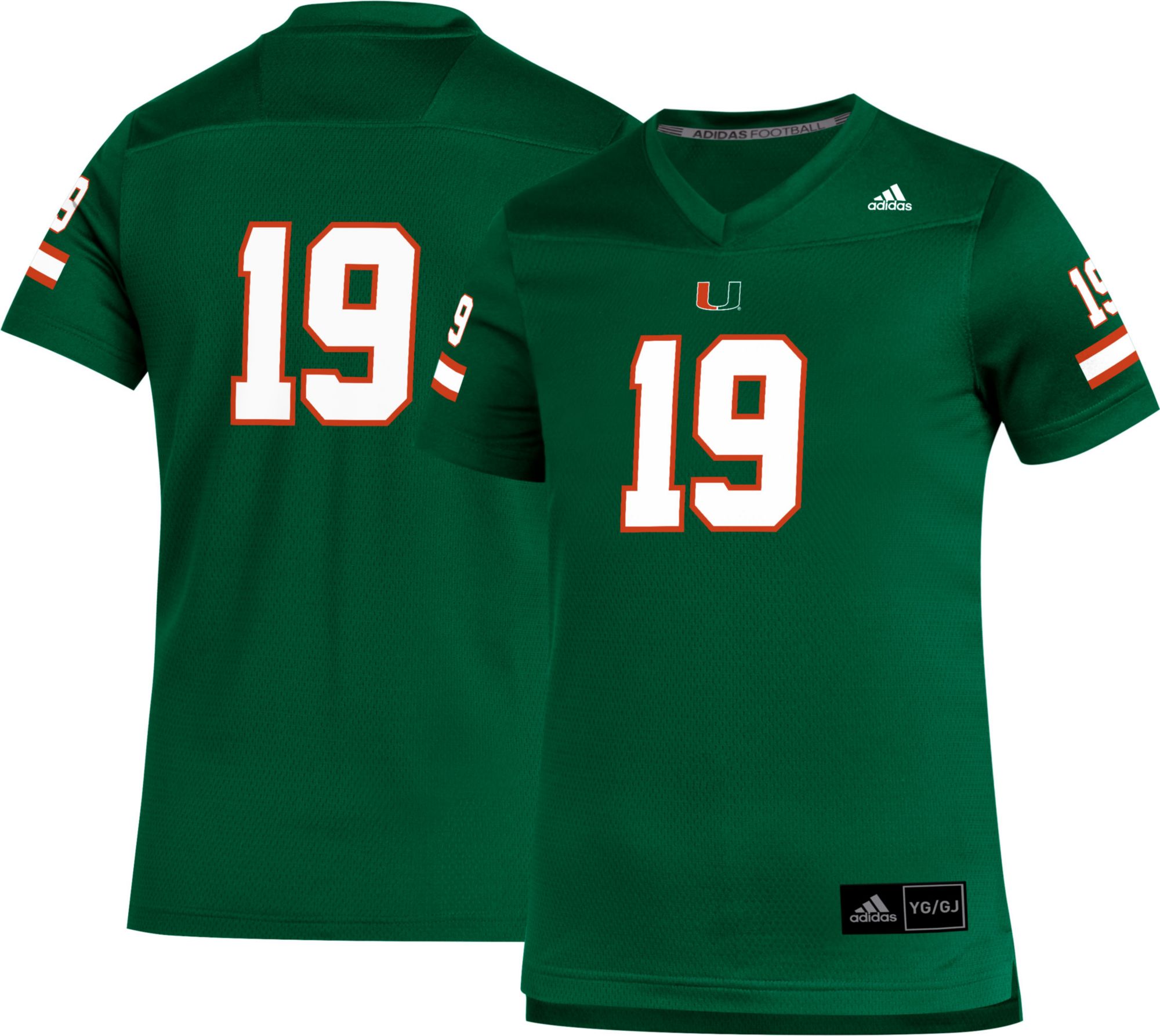 miami hurricanes football jersey adidas