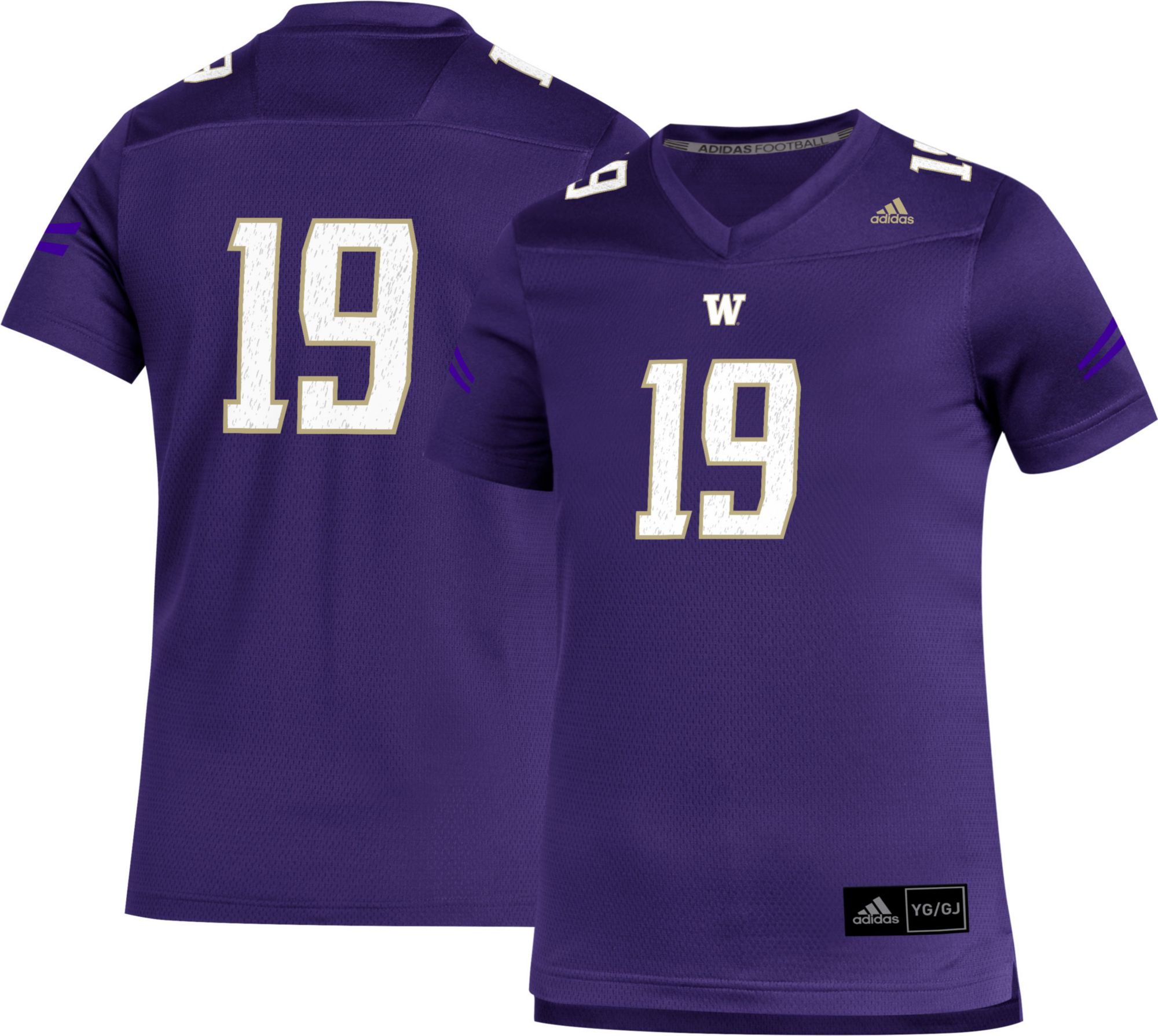purple football shirt