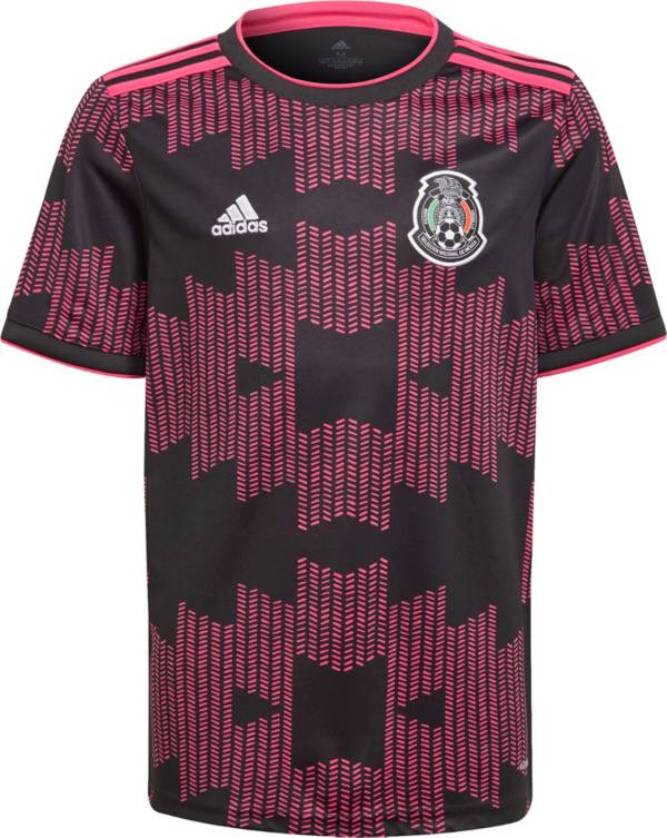 adidas Youth Mexico '20-'21 Home Replica Jersey