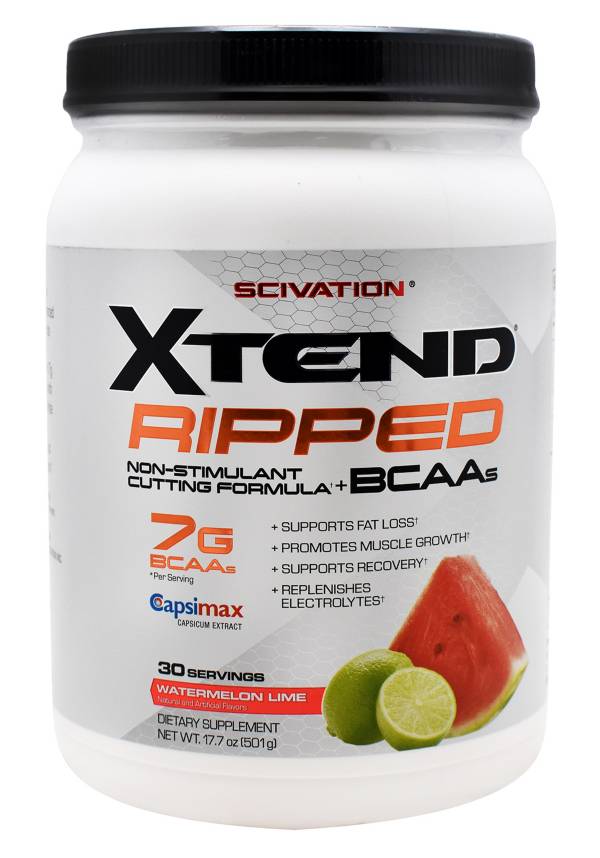 XTEND Ripped BCAA Powder Watermelon Lime 30 Servings