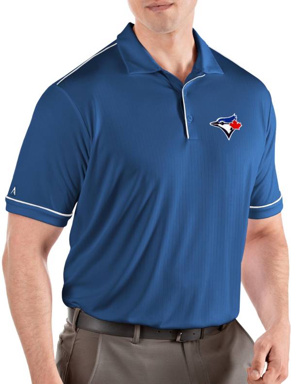 Antigua Men's Toronto Blue Jays Salute Royal Performance Polo