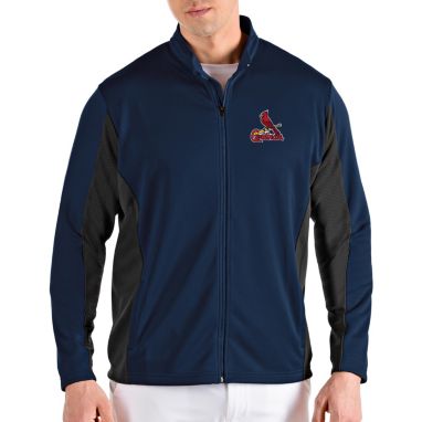 sorry, Antigua Men's St. Louis Cardinals Navy Passage Full-Zip Jacket is currently out of stock