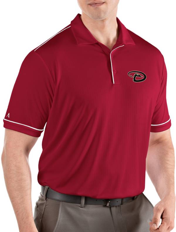 Antigua Men's Arizona Diamondbacks Salute Red Performance Polo