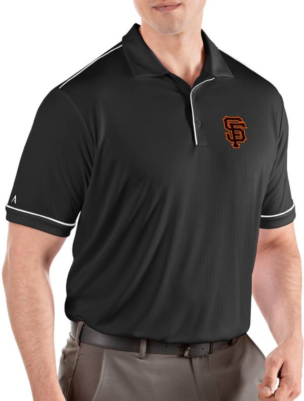 Antigua Men's San Francisco Giants Salute Black Performance Polo