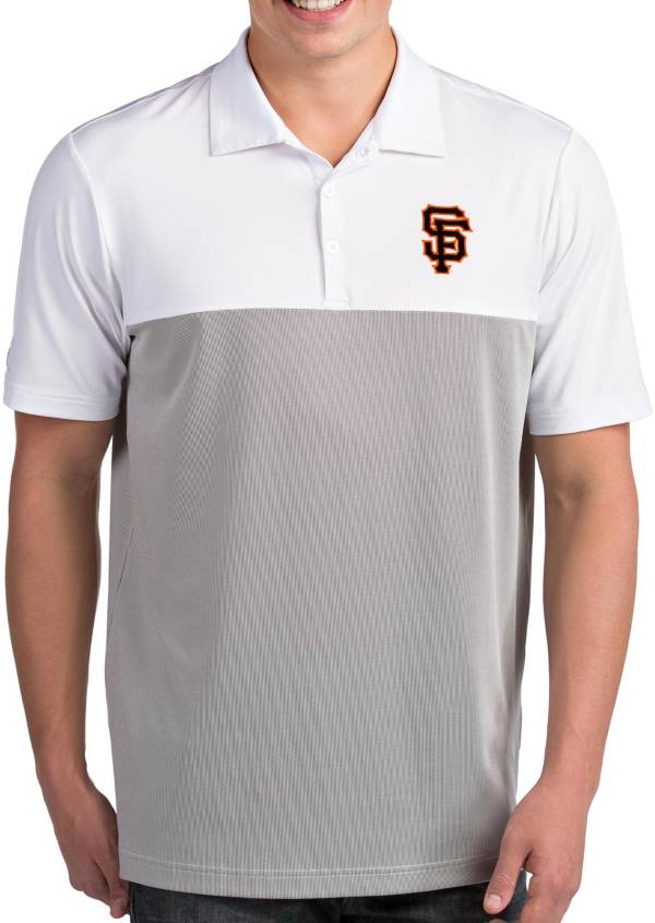 Antigua Men's San Francisco Giants Venture White Performance Polo