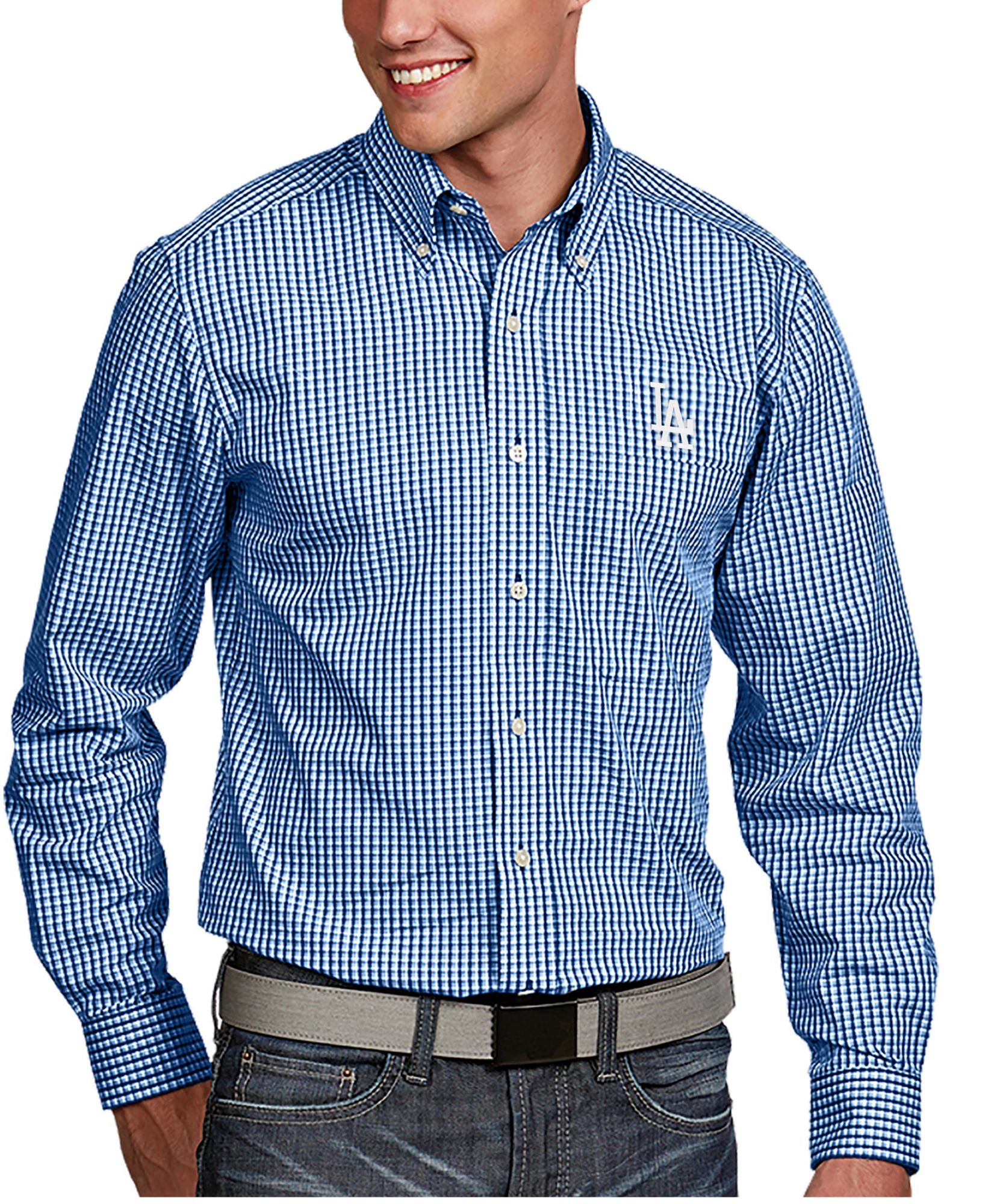 dodgers button up shirt