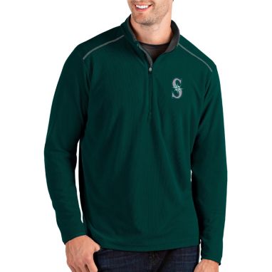 sorry, Antigua Men's Seattle Mariners Teal Glacier Quarter-Zip Pullover is currently out of stock