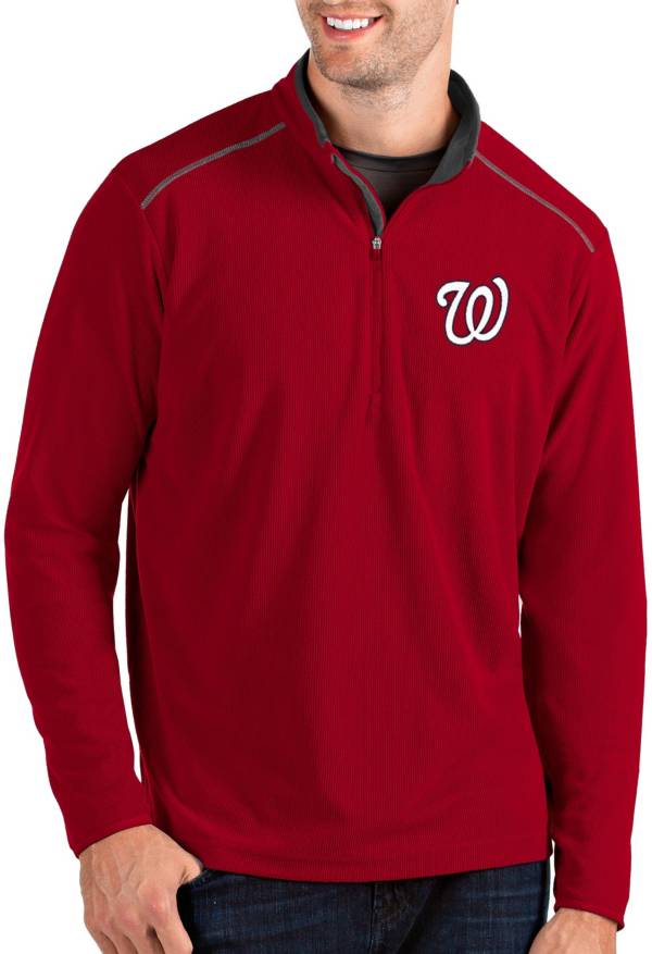 Download Antigua Men's Washington Nationals Red Glacier Quarter-Zip ...