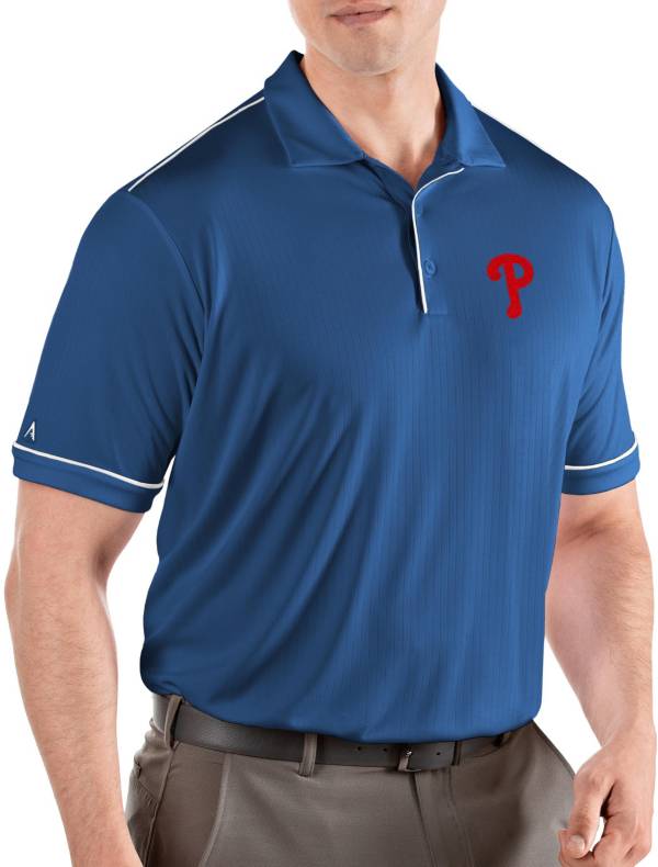 Antigua Men's Philadelphia Phillies Salute Royal Performance Polo