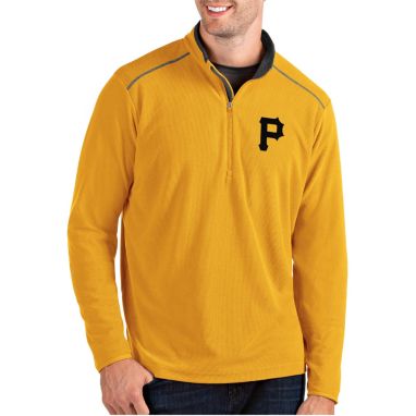 sorry, Antigua Men's Pittsburgh Pirates Gold Glacier Quarter-Zip Pullover is currently out of stock