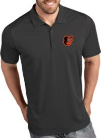 Antigua Men's Baltimore Ravens Pique Xtra-Lite Performance Grey Polo