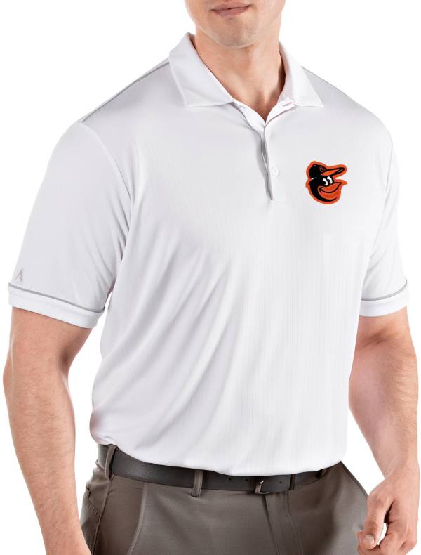 Antigua Men's Baltimore Orioles Salute White Performance Polo