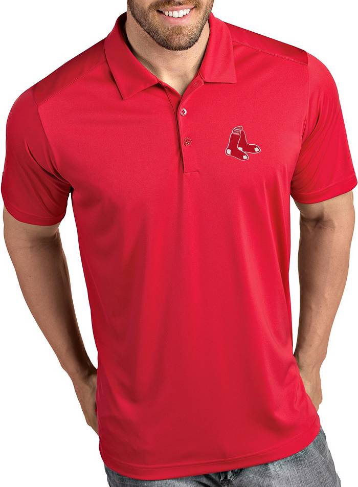 Nike Men's White Boston Red Sox City Connect Victory Performance Polo Shirt