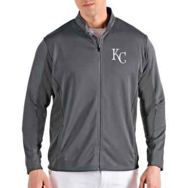 sorry, Antigua Men's Kansas City Royals Grey Passage Full-Zip Jacket is currently out of stock