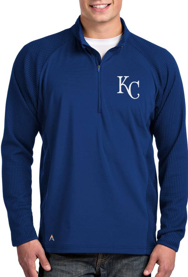 Antigua Men's Kansas City Royals Royal Sonar Performance Quarter-Zip Pullover