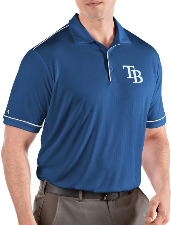 Antigua Men's Tampa Bay Rays Salute Royal Performance Polo