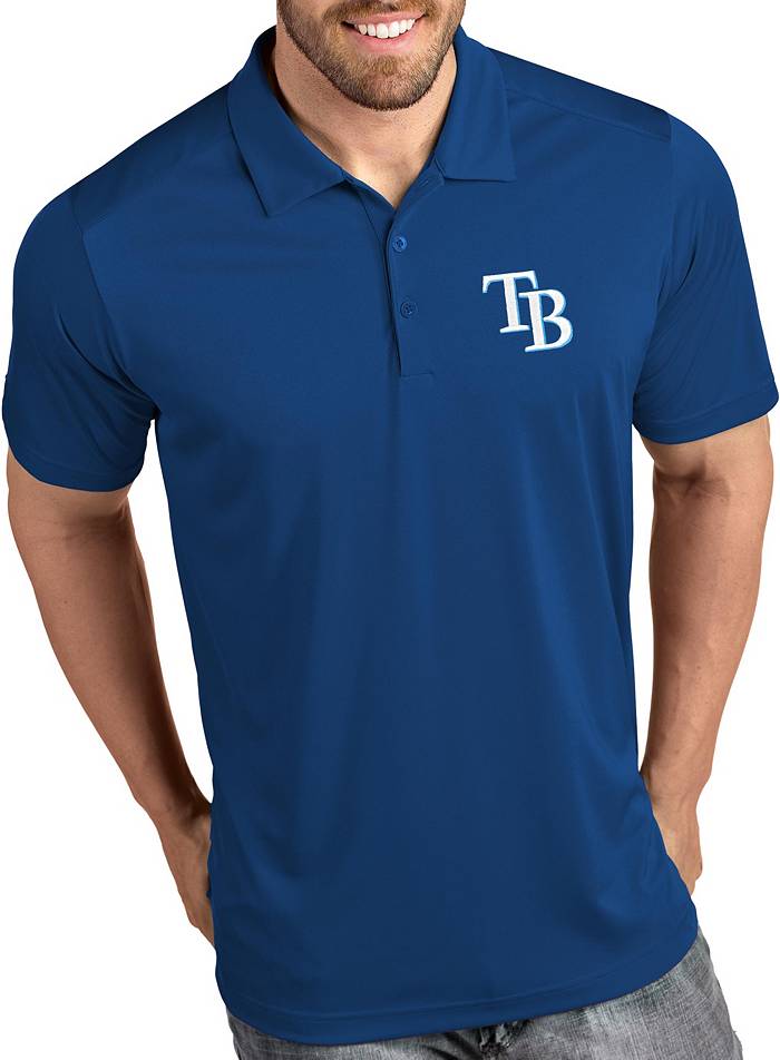 Mens MLB Team Apparel TAMPA BAY RAYS Baseball Polo Golf Shirt
