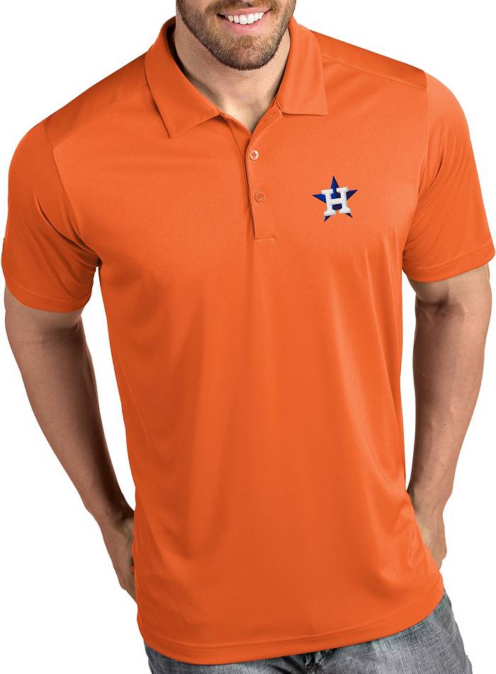 Men's Orange Houston Astros Big & Tall Button-Up Shirt