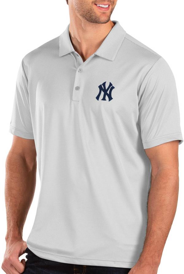 Antigua Men's New York Yankees White Balance Polo product image