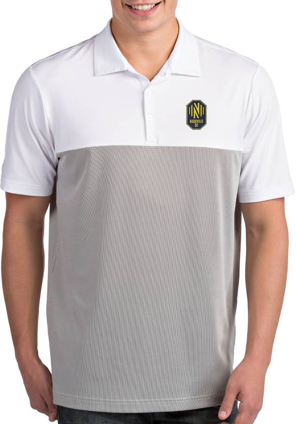 Antigua Men's Nashville SC Venture White Polo