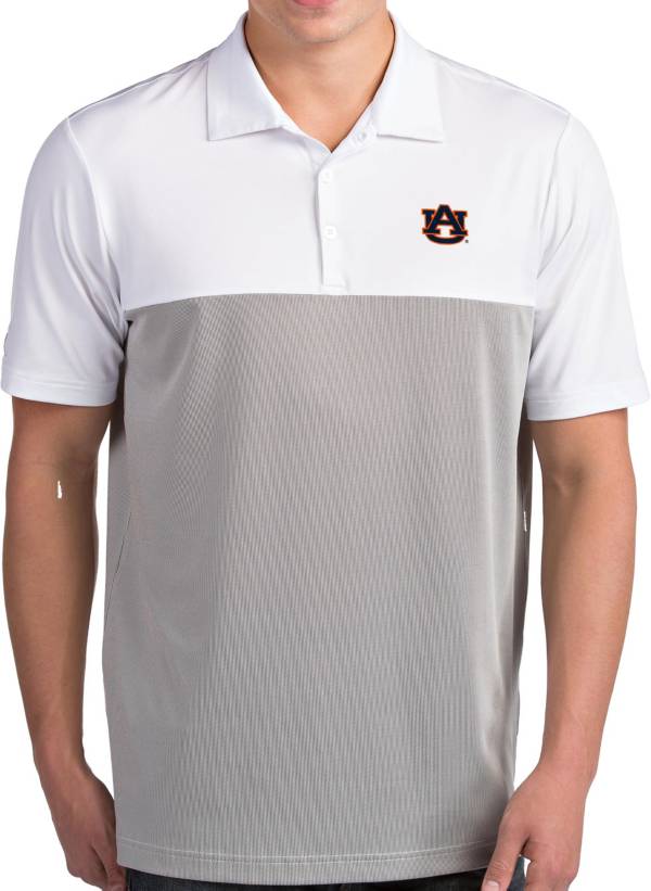 Antigua Men's Auburn Tigers Venture White Polo