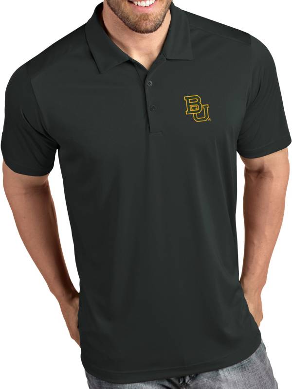 Antigua Men's Baylor Bears Grey Tribute Performance Polo product image