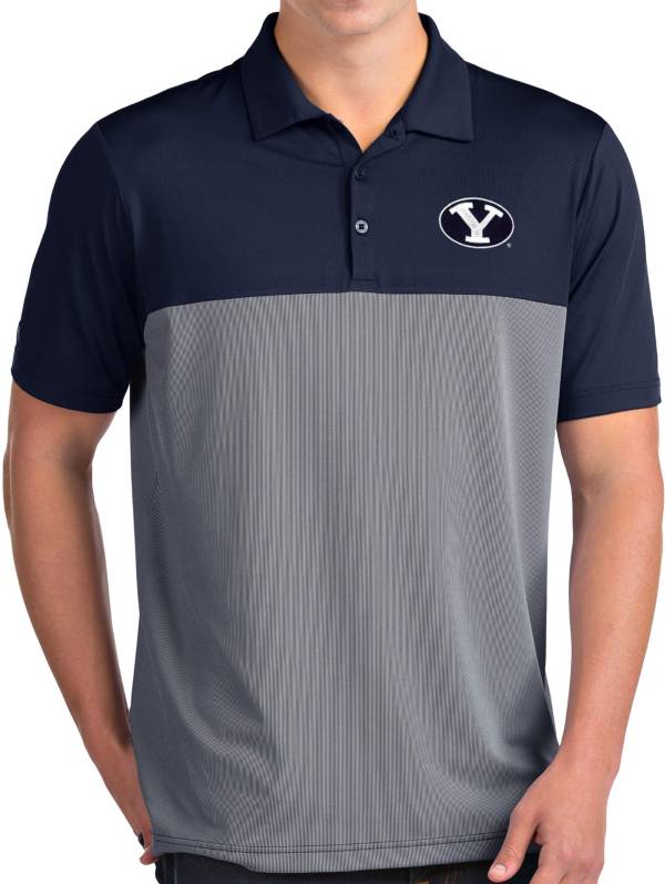 Antigua Men's BYU Cougars Blue Venture Polo