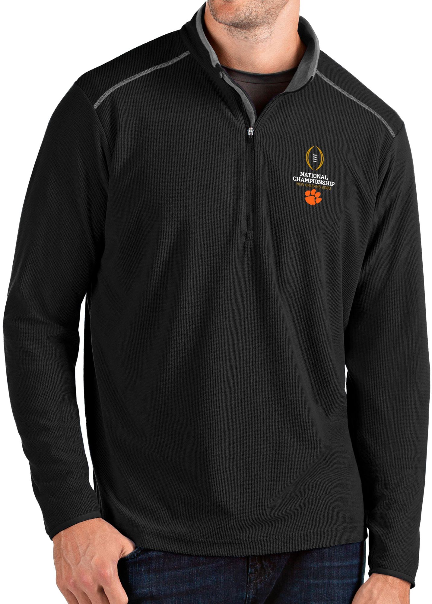 clemson men's quarter zip