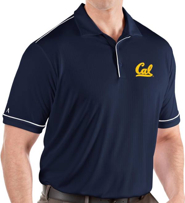 Antigua Men's Cal Golden Bears Blue Salute Performance Polo