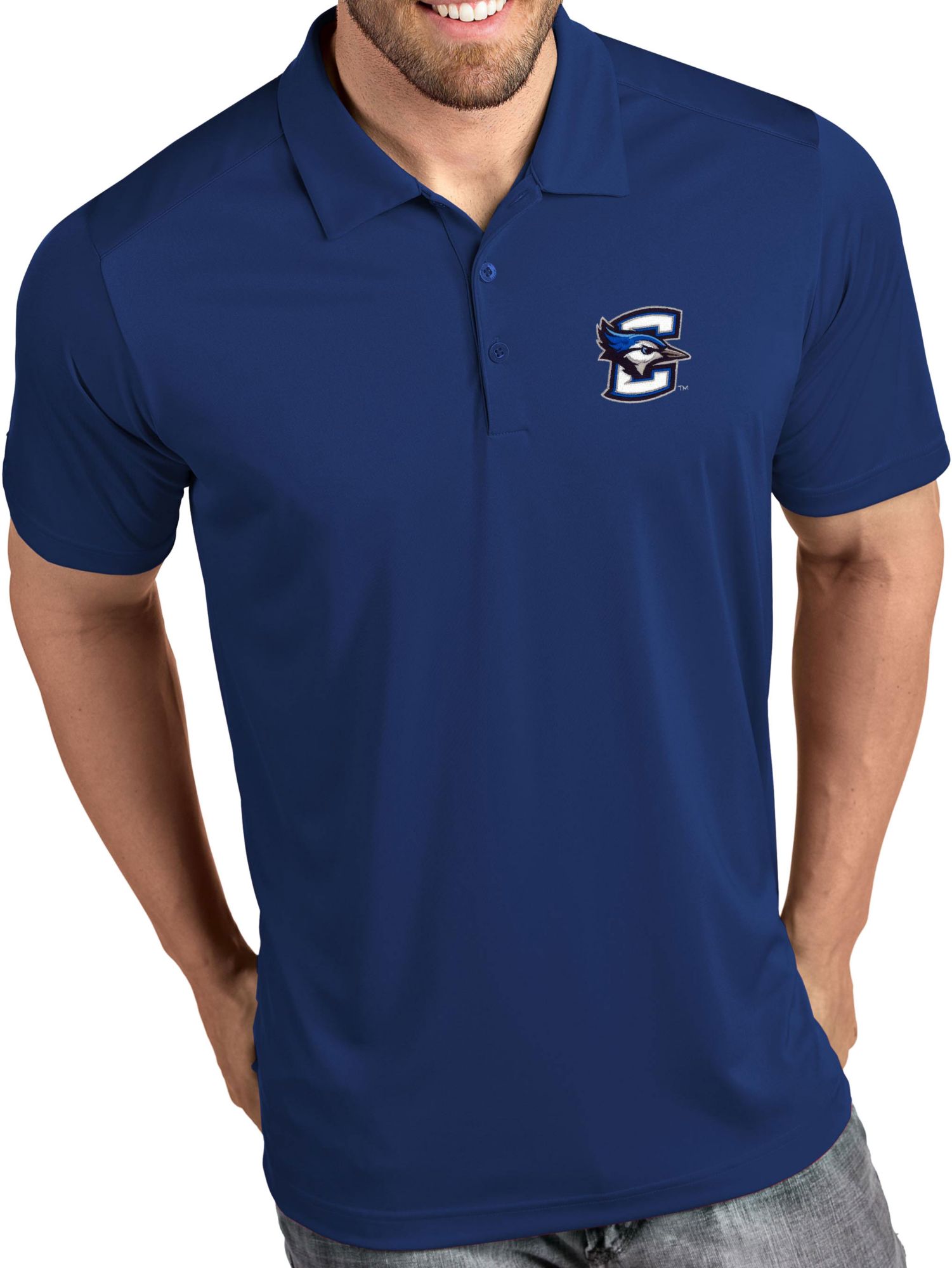 Antigua Men's Creighton Bluejays Tribute Performance Polo