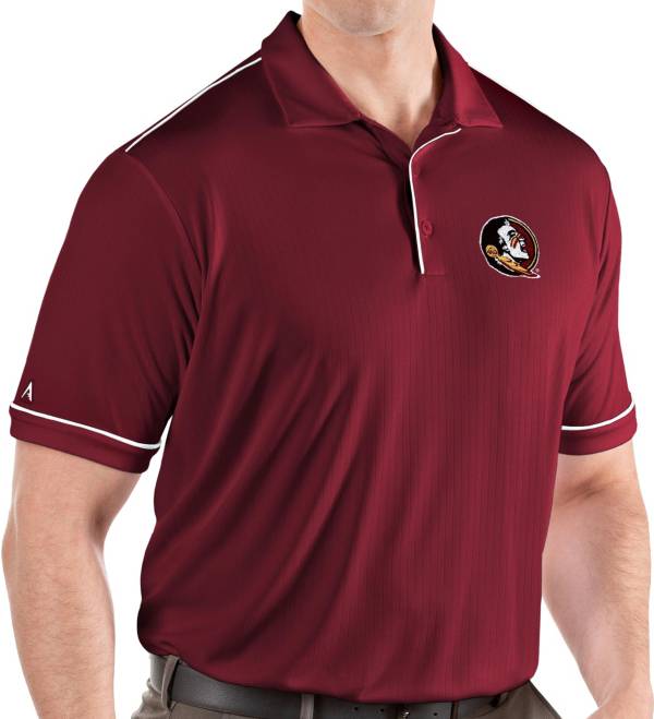 Antigua Men's Florida State Seminoles Garnet Salute Performance Polo