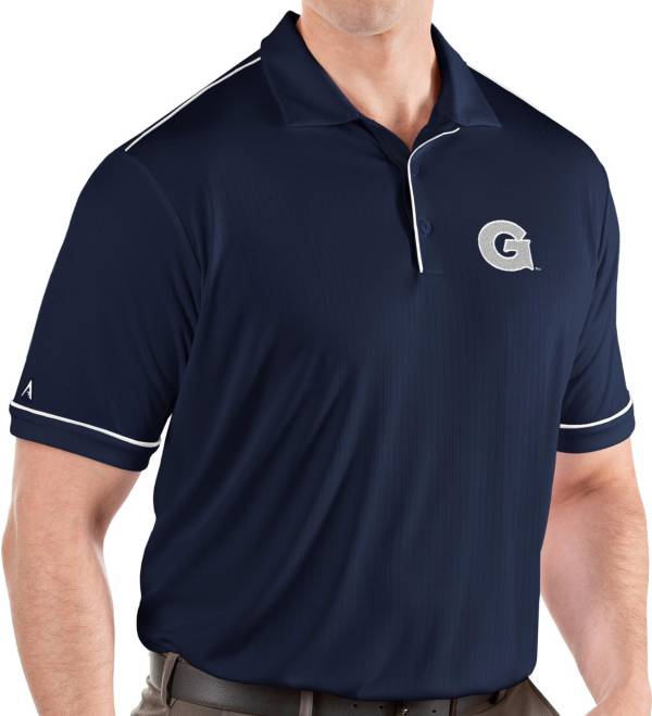 Antigua Men's Georgetown Hoyas Blue Salute Performance Polo