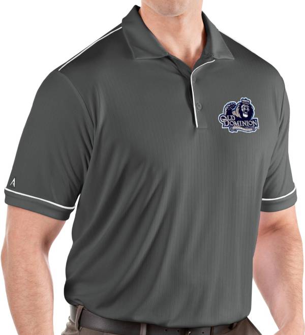 Antigua Men's Old Dominion Monarchs Grey Salute Performance Polo