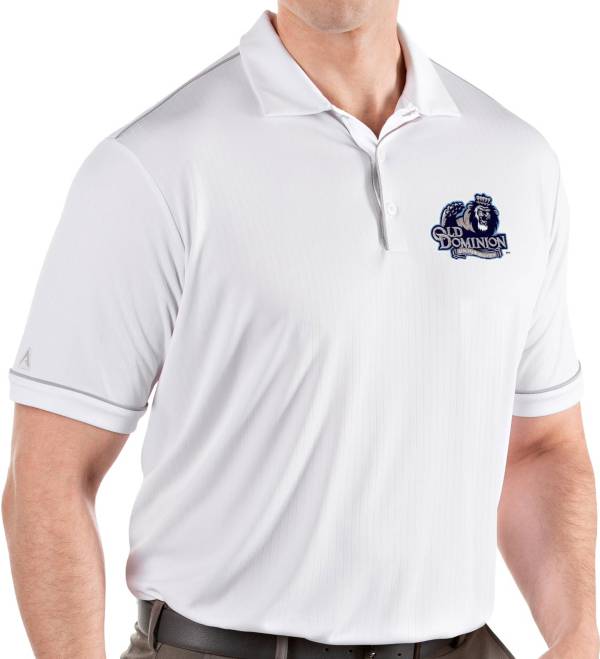 Antigua Men's Old Dominion Monarchs Salute Performance White Polo