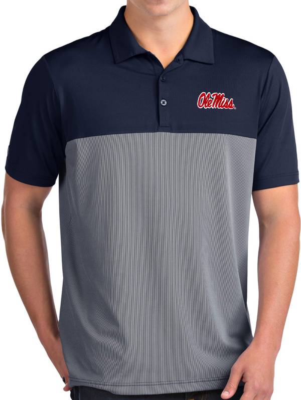 Antigua Men's Ole Miss Rebels Blue Venture Polo