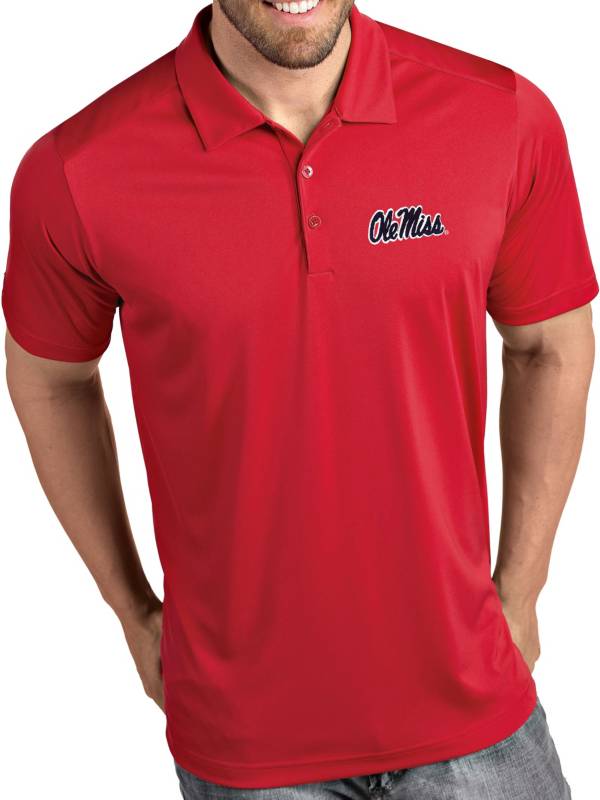 Antigua Men's Ole Miss Rebels Red Tribute Performance Polo product image