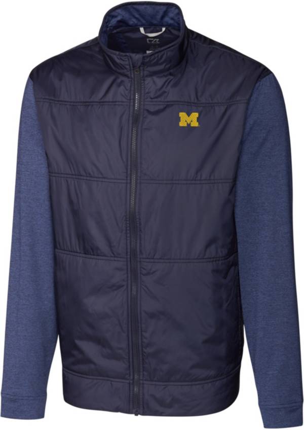 Cutter & Buck Men's Michigan Wolverines Blue Stealth Full-Zip Jacket product image
