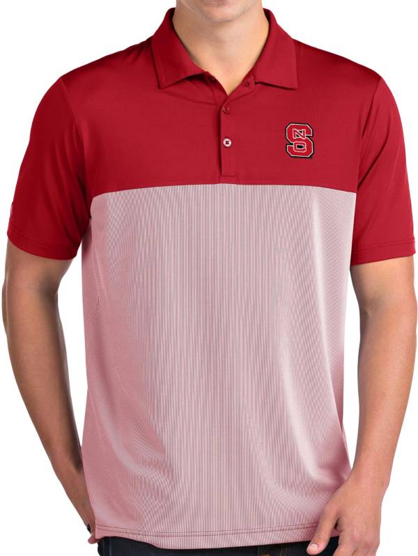 Antigua Men's NC State Wolfpack Red Venture Polo