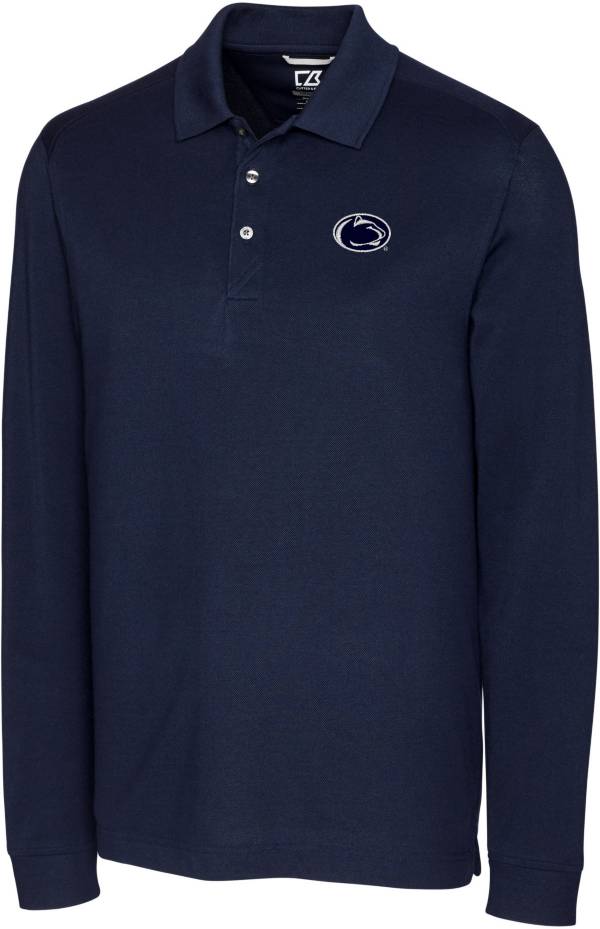 Cutter & Buck Men's Penn State Nittany Lions Blue Advantage Long Sleeve ...