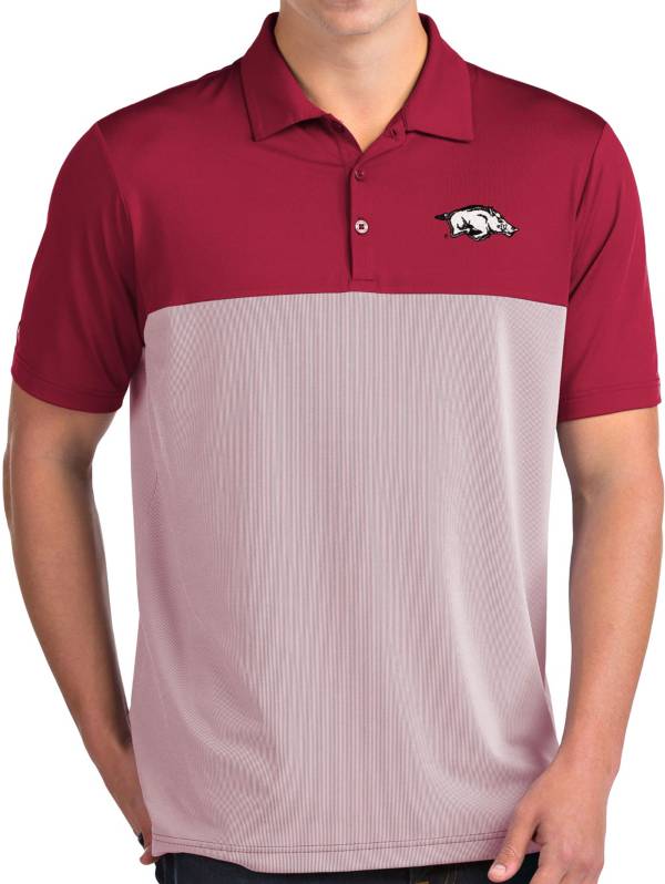 Antigua Men's Arkansas Razorbacks Cardinal Venture Polo | DICK'S Sporting Goods
