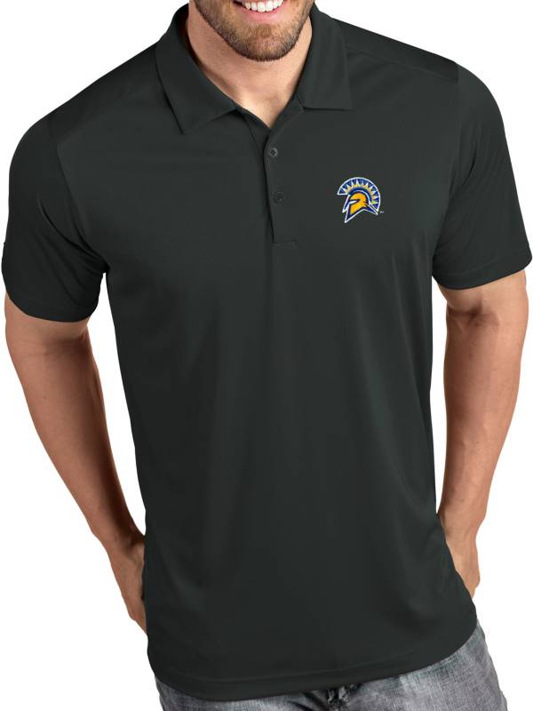 Antigua Men's San Jose State  Spartans Grey Tribute Performance Polo product image